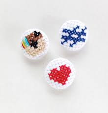 Maybe you would like to learn more about one of these? I Heart Instagram Cross Stitch Covered Buttons My Poppet Makes
