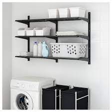 Algot Staffa Nero Ikea Laundry Room Storage Ikea Algot Room Storage Diy