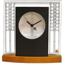 Adapted from the art glass window in the living room of the w.a. Glasner House Clock Frank Lloyd Wright S Martin House Museum Store