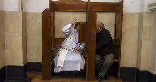 My last confession was _______ weeks (months, years) ago. Catholic Church Rejects Laws Obligating Priests To Report Sexual Abuse From Confession Box To Police As Unacceptable Offense Today Cbs News