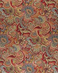 Red Aqua Green And Beige Large Intricate Floral And Paisley Weave Brocade Upholstery Fabric Floral Upholstery Fabric Floral Upholstery Paisley Upholstery