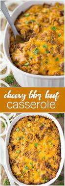 Cheesy Bbq Beef Casserole Recipe Resep Makanan Makanan Resep Daging Sapi