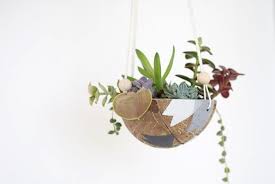 Maceta Colgante Con Un Coco Guia De Manualidades Macetas Colgantes Jardineras De Bricolaje Como Hacer Macetas