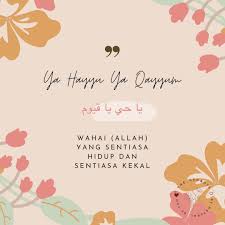 Hati nurani yang mati, membuat manusia lebih mengedepankan penggunaan akal. Zikir Ahad Ya Hayyu Ya Qayyum Sobella D107 Herv Alyla Facebook