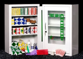 Take a look at our other medicine cabinet brands which include empire, fresca, wood crafts, jensen and many more. First Aid Cabinet Empty 4 Shelf Medicine Cabinet With Locking Door Cpr Savers And First Aid Supply
