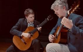 Blues Fugue in Eb min by Friedrich Gulda.. Full video in profile!  #classicalguitar #classicalmusic #fugue #kosslerduo #guitarplayer  #guitarlife #guitars #fingerstyle #fingerstyleguitar ...