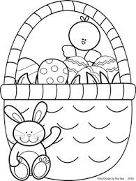 600x913 easter baskets coloring pages empty easter basket coloring sheet. Easter Basket Coloring Page Worksheets Teaching Resources Tpt