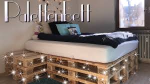 Palettenbett Hoch Mit Ablage Bett Aus Paletten Bett Aus Paletten Bauen Palettenbett