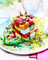 Rubik S Cube Pasteque Melon Avocat Pour 6 Personnes Recettes Elle A Table Recette Recettes Crues Recettes De Cuisine Alimentation