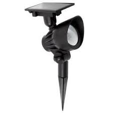 Malibu Black Led Solar Spot Light 8501 0604 01 At The Home Depot Mobile Solar Spot Lights Solar Led Spotlight Malibu Lighting