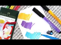 a look at the faber castell pitt artist brush pens