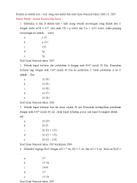 Maybe you would like to learn more about one of these? Soal Ujian Nasional Trigonometri Sma