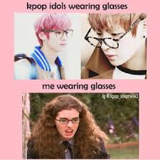 Glasses Fashion Kpop Idols Fans Meme