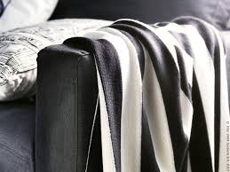 Black And White Striped Blanket Ikea Pin On Tekstili I Tepisi
