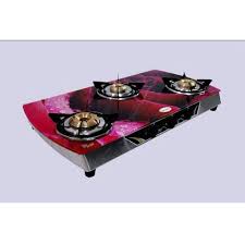 This top rated 3 burner gas stove from elica looks elegant with premium finish toughened glass top. Glass Top Gas Stove Laxmi Two Burner Glass Top Stove Manufacturer From Delhi