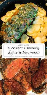 How To Make The Perfect Seitan Roast Vegan Swoontastic Com Easy Vegan Recipes Recipe Vegan Meat Recipe Vegan Recipes Whole Food Recipes