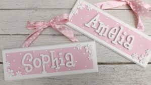 Great news!!!you're in the right place for bedroom name. Girls Border Whimsical Daisy Name Plaque Sign Personalised Wooden Bedroom Door Nursery Spotty Polka Dot Candle Crafts Diy Diy Xmas Gifts Diy Baby Stuff