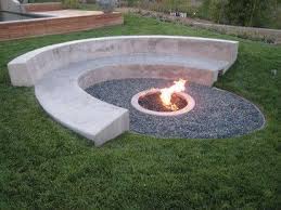 This concrete propane fire pit will add warmth and contemporary style to any outdoor living space. Pin By Melissa Carlson On Skanssin Syli Backyard Fire Garden Fire Pit Outdoor Fire