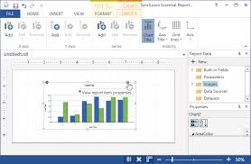 Draw Chart Report Item Reportdesigner Wpf Syncfusion