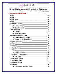 pdf hotel management information systems reservation room