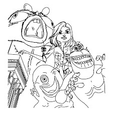 Alive mud alien coloring pages hellokids. Monsters Vs Aliens Coloring Pages Books 100 Free And Printable