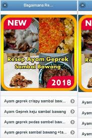 Perpaduan pedas dan gurihnya jadi alasan utama kenapa ayam geprek disukai banyak orang. Bagaimana Resep Ayam Geprek Sambal Bawang Fur Android Apk Herunterladen