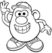 Mr Potato Head Coloring Sheets For Great Educational Toys Cartoon Coloring Pages Coloring Pages Toy Story Coloring Pages