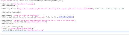 Method call to verify links reports good links as inaccessible ...