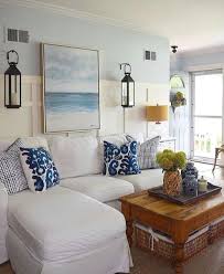 What better way to bring the relaxed comfort of a waterside retreat into your home than with beach style furniture? Coastal Living Room Makeover Ideas Easy Inexpensive Changes Farm House Living Room Coastal Decorating Living Room Living Room Makeover