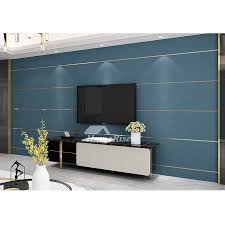 You can choose the image format you need and install it on absolutely any device, be it a smartphone, phone, tablet, computer or laptop. Modern Living Room Tv Background Wallpaper 3d House Grey Blue Luxury Solid Color