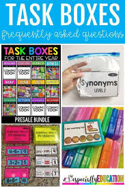 Task Box Faqs Task Boxes Special Education Students Special Education