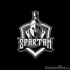 Black And White Warriors Characters Amazing And Cool Power Modern Design Illustration Theme Style Spartan Roman Warrior Cartoon Character Black And Wh Warriors Illustration Badge Logo Logo Design