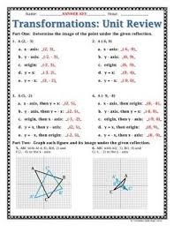 Geometry Transformations Unit Review Teaching Geometry Transformation Geometry Geometry