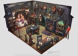 Voodoo Room Game Concept Art Interior Design Games Witch Room