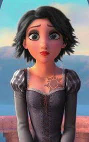 Not As Punk Rapunzel With Short Hair Punk Disney Disney Princess Rapunzel Rapunzel
