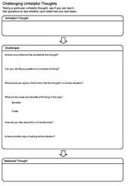 Moodjuice Challenging Thoughts Worksheet Self Help Guide Arttherapy Cheerup Livebetter Therapy Counseling Therapy Worksheets Cbt Therapy