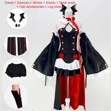 Cosplay Costume Uniform Wig Cosplay Anime Witch Vampire Halloween Costume |  Fruugo EG
