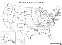 Just For Fun U S Map Printable Coloring Pages United States Map States And Capitals Usa Map