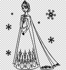 In frozen 2 (by disney), anna and elsa must head on a dangerous mission with kristoff, olaf and sven to the enchanted forest. Elsa Anna Olaf Coloring Book Drawing Elsa White Mammal Child Png Klipartz