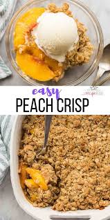 In the spirit of hanging onto every last bit of summer, i'm sharing my favorite southern peach cobbler recipe this week. Easy Peach Crisp In 2020 Peach Dessert Recipes Can Peaches Recipes Easy Peach Crisp