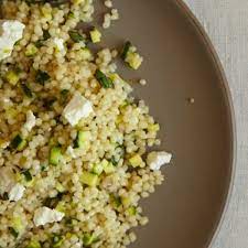 • coarse sea salt to taste. Retro Recipe Couscous Salad With Zucchini Lemon And Ricotta Salata