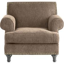 Pier 1 Imports Carmen Taupe Chenille Armchair 430 Liked On Polyvore Featuring Home Furniture Chairs Accent Nailhead Furniture Nailhead Chair Furniture
