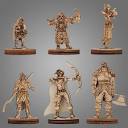 Amazon.com: CZYY Fantasy Miniatures 2.5D Wood Laser Cut Figures ...