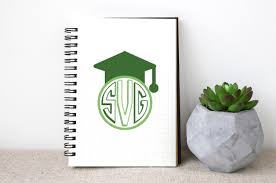 Download Free Graduation Monogram Svg Svg Mad In Crafts