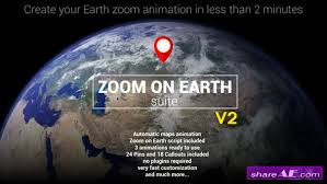 It combines all map images and gives you to zoom any location on the earth. Earth Zoom Free After Effects Templates After Effects Intro Template Shareae