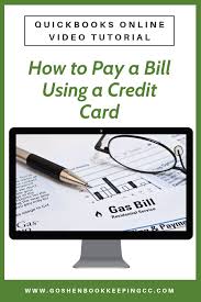 Decide on how you will be ready to declare the cash to unsatisfied clients. How To Pay A Bill Using A Credit Card In Quickbooks Online For Nonprofits