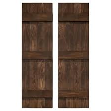 Best wood for diy board and batten shutters. Dogberry Collections Exterior Shutters Doors Windows The Home Depot