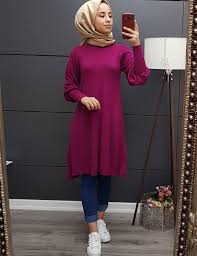 Balon Kol Fitilli Triko Murdum Moda Stilleri Triko Tunik