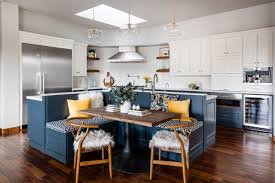 That is a very clever. 10 Kitchen Islands That Feature Banquette Seating