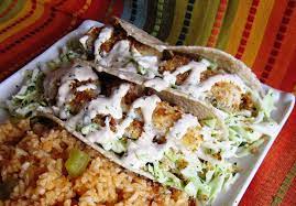 Check spelling or type a new query. Healthy Fish Tacos With Island Slaw And Baja Cream Sauce Pinky S Pantry